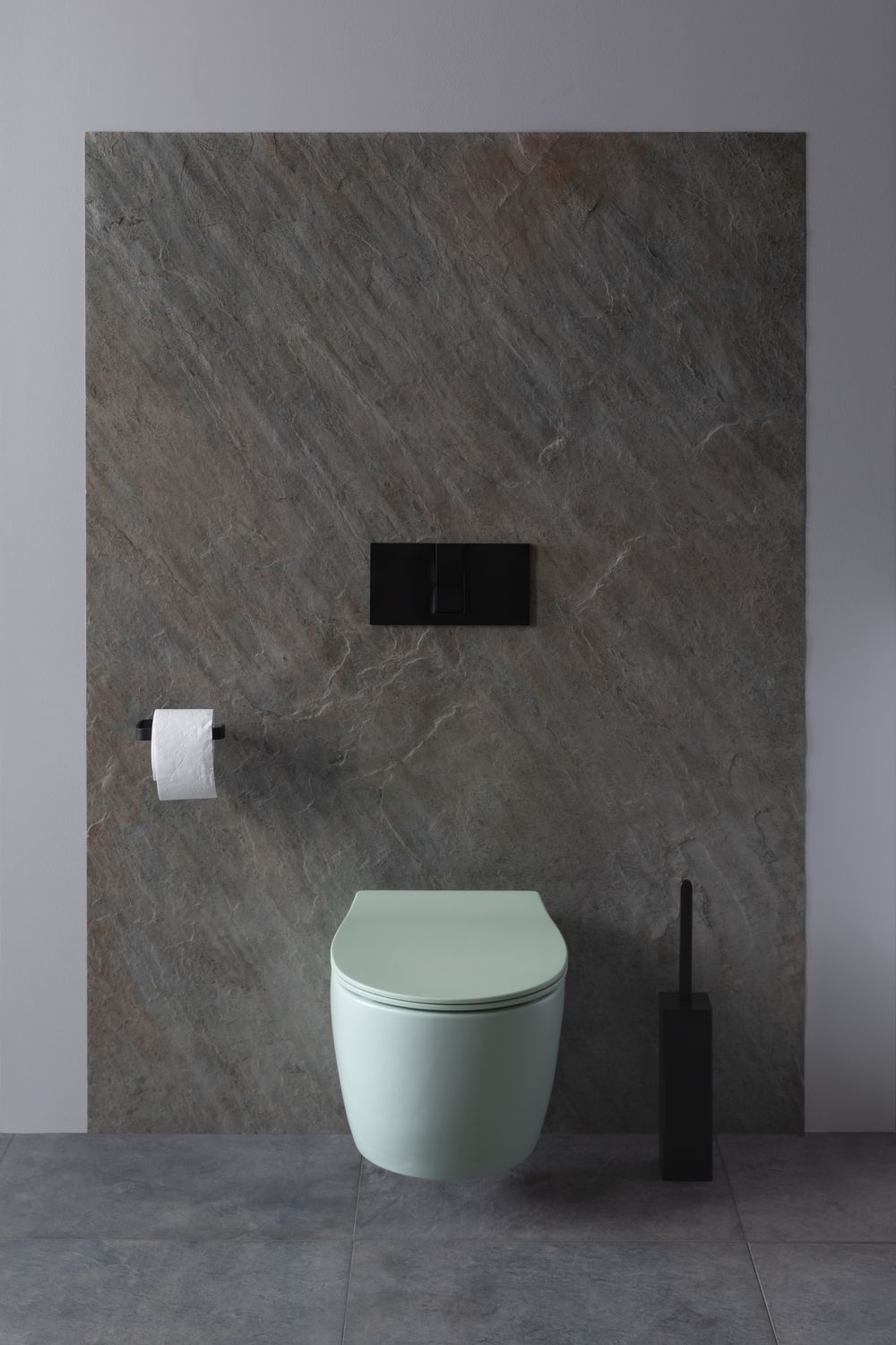 Allen Brau Fantasy Чаша подвесного унитаза 36,3x51 см каскадный смыв, цвет: мятный 4.11004.MT