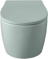 Allen Brau Fantasy Чаша подвесного унитаза 36,3x51 см каскадный смыв, цвет: мятный 4.11004.MT