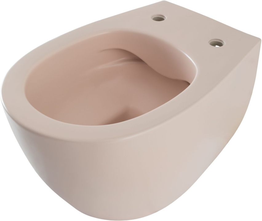 Allen Brau Fantasy Чаша подвесного унитаза 36,3x51 см каскадный смыв, цвет: розовый 4.11004.SM