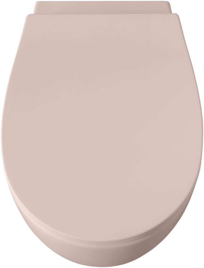 Allen Brau Fantasy Чаша подвесного унитаза 36,3x51 см каскадный смыв, цвет: розовый 4.11004.SM