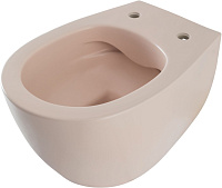 Allen Brau Fantasy Чаша подвесного унитаза 36,3x51 см каскадный смыв, цвет: розовый 4.11004.SM