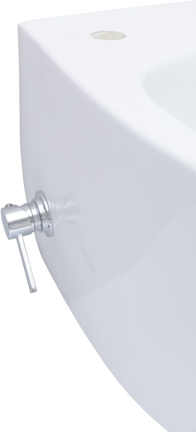 Allen Brau Fantasy Чаша подвесного унитаза 36,3x51 см каскадный смыв, цвет: белый глянцевый 4.11HC1.20