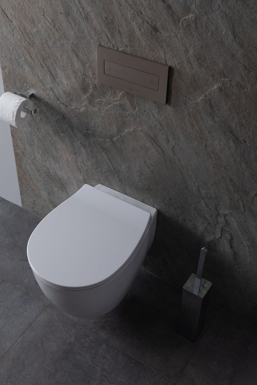 Allen Brau Fantasy Чаша подвесного унитаза 36,3x51 см каскадный смыв, цвет: белый глянцевый 4.11HC1.20