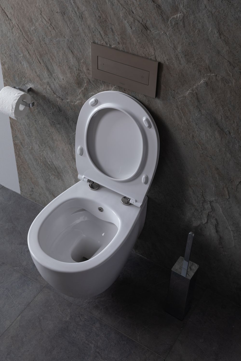 Allen Brau Fantasy Чаша подвесного унитаза 36,3x51 см каскадный смыв, цвет: белый глянцевый 4.11HC1.20