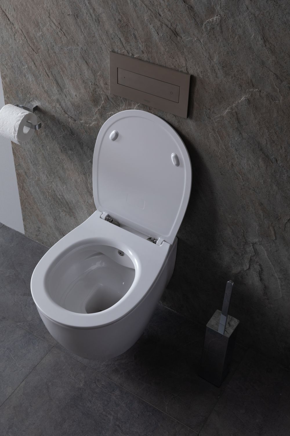 Allen Brau Fantasy Чаша подвесного унитаза 36,3x51 см каскадный смыв, цвет: белый глянцевый 4.11HC1.20