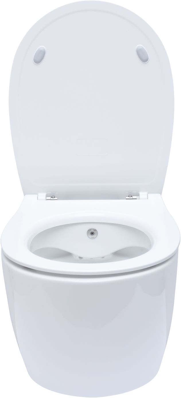 Allen Brau Fantasy Чаша подвесного унитаза 36,3x51 см каскадный смыв, цвет: белый глянцевый 4.11HC1.20