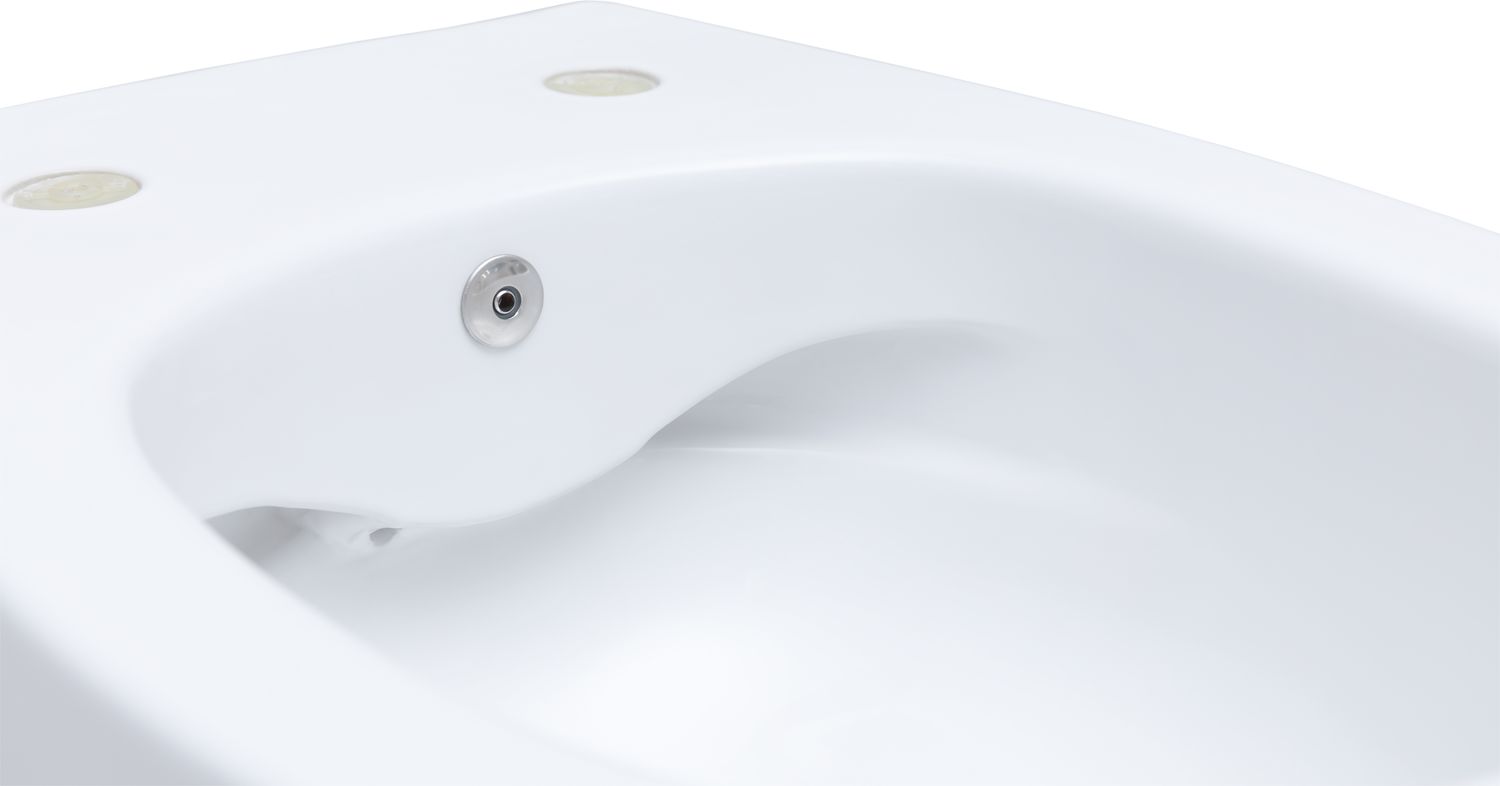 Allen Brau Fantasy Чаша подвесного унитаза 36,3x51 см каскадный смыв, цвет: белый глянцевый 4.11HC1.20