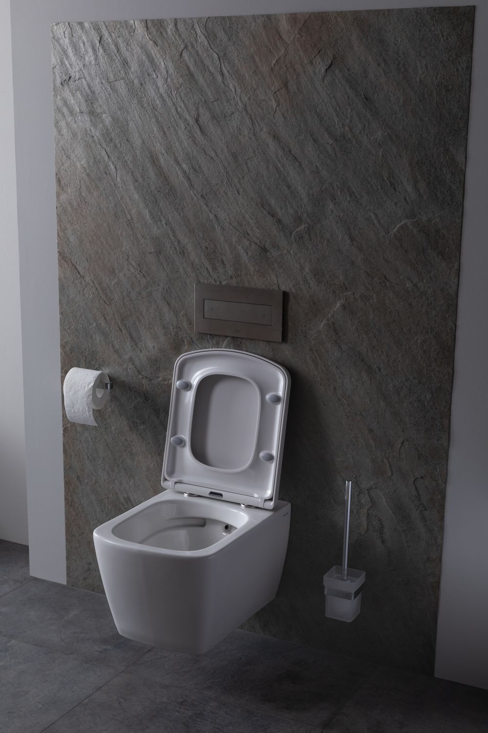 Allen Brau Liberty Чаша подвесного унитаза 36x50 см каскадный смыв, цвет: белый глянцевый 4.33004.20