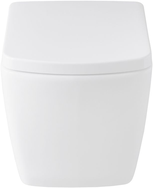 Allen Brau Liberty Чаша подвесного унитаза 36x50 см каскадный смыв, цвет: белый глянцевый 4.33004.20