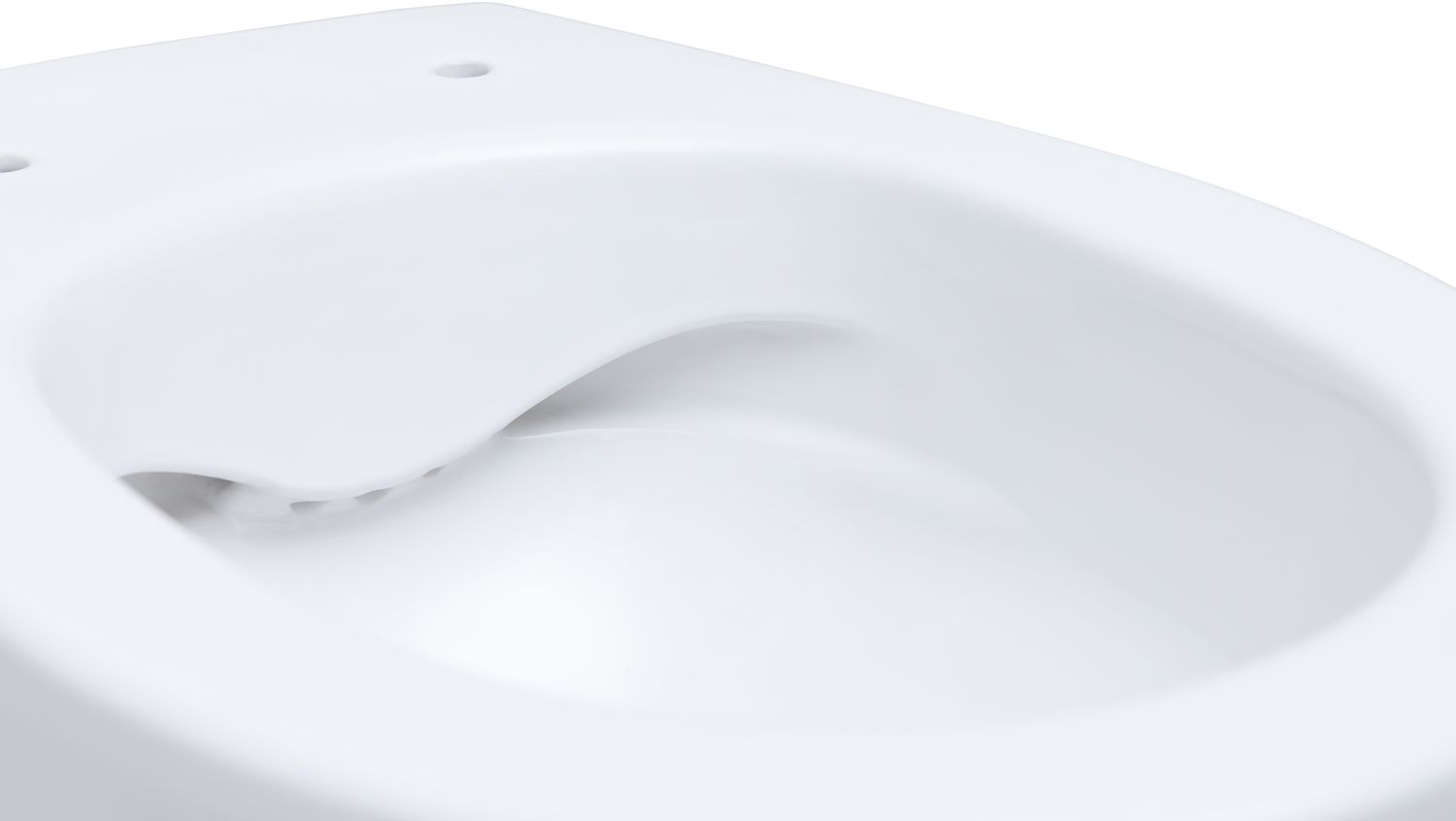 Allen Brau Fantasy Чаша приставного унитаза 36,3x52 см каскадный смыв, цвет: белый глянцевый 4.11007.20