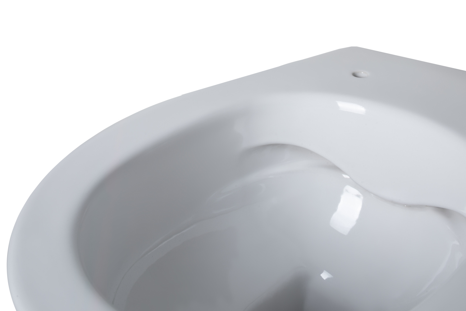 Allen Brau Fantasy Чаша приставного унитаза 36,3x52 см каскадный смыв, цвет: белый глянцевый 4.11007.20