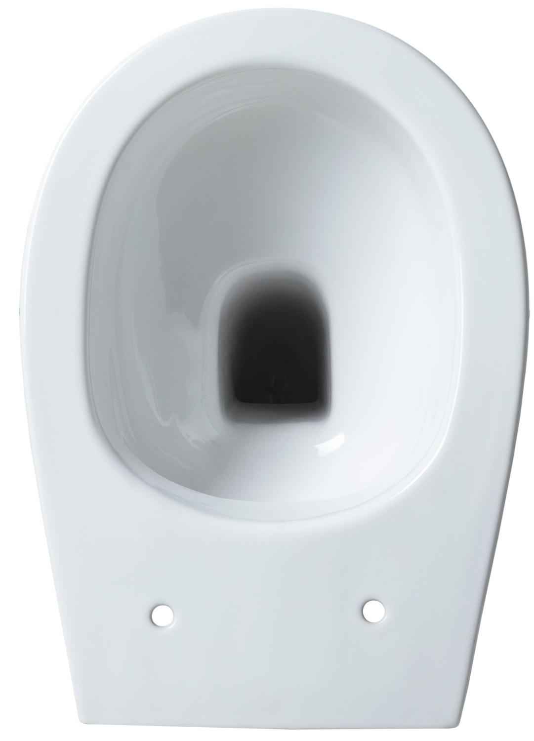 Allen Brau Fantasy Чаша приставного унитаза 36,3x52 см каскадный смыв, цвет: белый глянцевый 4.11007.20