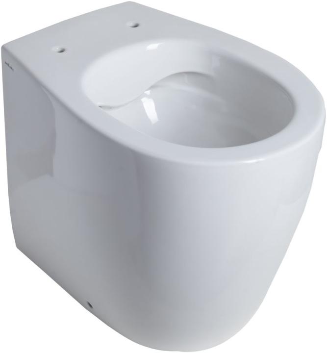 Allen Brau Fantasy Чаша приставного унитаза 36,3x52 см каскадный смыв, цвет: белый глянцевый 4.11007.20