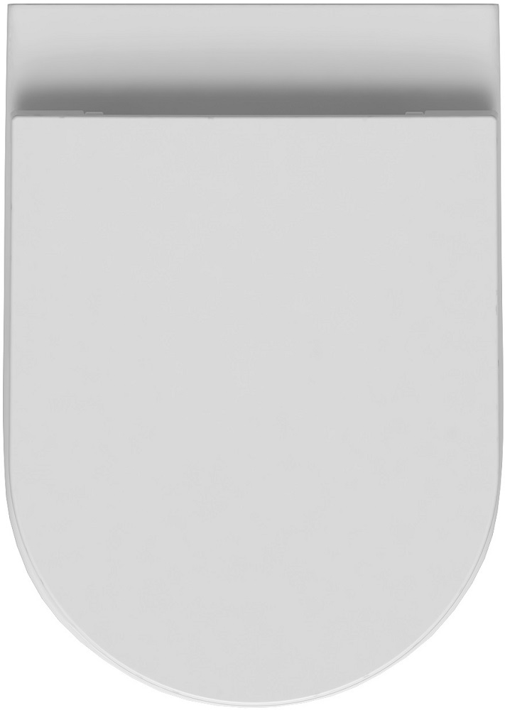 Allen Brau Reality Чаша приставного унитаза 36,5x52 см каскадный смыв, цвет: белый глянцевый 4.32004.20