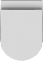 Allen Brau Reality Чаша приставного унитаза 36,5x52 см каскадный смыв, цвет: белый глянцевый 4.32004.20