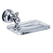 Jorger Delphi Мыльница со стеклянной чашей, подвесная, цвет: хром 109.00.007.000