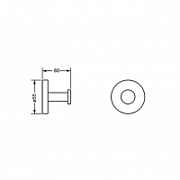 Jorger Exal Крючок подвесной, цвет: золото 632.00.022.020