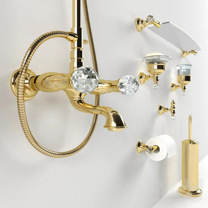 Webert Karenina Крючок для полотенец, цвет: хром/кристалл Swarovski KA500401015