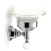 Webert Karenina Мыльница со стеклянной чашей, подвесная, кристалл Swarovski, цвет: хром KA500101015