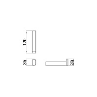 Webert Living Держатель туалетной бумаги, цвет: хром LV500801015