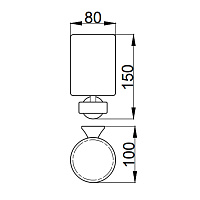 Webert Opera Стакан подвесной, цвет: черный матовый OA500301560
