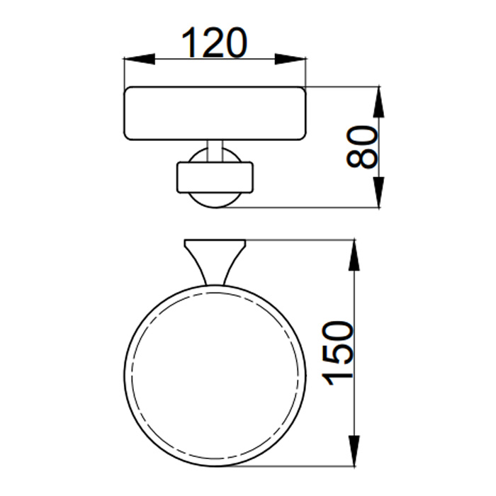 Webert Opera Мыльница с керамической чашей, подвесная, цвет: черный матовый OA500101560