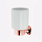 Webert Opera Стакан для зубных щеток подвесной, керамический, цвет: розовое золото OA500301980