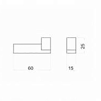 Webert Pegaso Крючок, подвесной, цвет: золото PE500401010