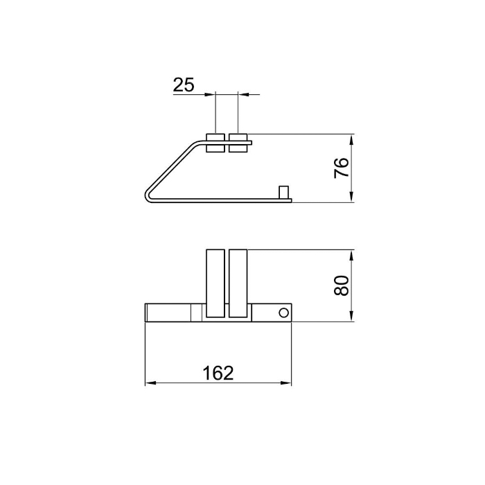 Webert Wolo Держатель туалетной бумаги, цвет: хром WO500801015