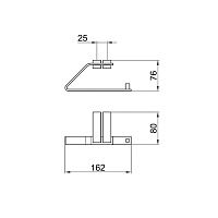 Webert Wolo Держатель туалетной бумаги, цвет: хром WO500801015