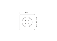 Jorger Rainheaven Боковой душ, цвет: хром 649.13.530.000