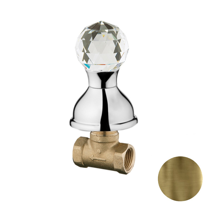 Webert Karenina Вентиль запорный, цвет: бронза/кристалл Swarovski KA690101065