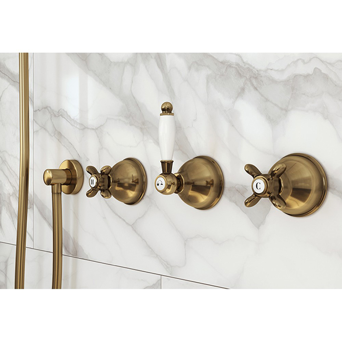 Webert Ottocento Переключатель потоков, цвет: бронза/белый AC0395065