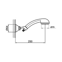 Webert Sax Душевой гарнитур, цвет: хром AC0389015