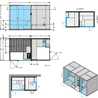 Effegibi BodyLove SH Хаммам 365x202xh220 см, Champagne BL 45 11 0004