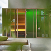 Effegibi Yoku SH Shelf Сауна&Хаммам 342x170h214 см, в нишу YO 10 11 0001