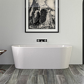 Knief Wall Corner Ванна из Acrylic пристенная 165x75xh58 см, с щелевым перел., цвет: белый глянцевый 0100-255