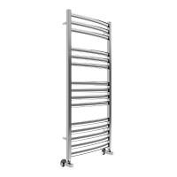 Terminus Палермо Полотенцесушитель водяной для гвс 53x120h, цвет без покрытия 4670078530776
