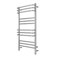 Terminus Прато Полотенцесушитель электрический 53,2x100hх13,9, цвет без покрытия 4670078527134
