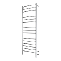 Terminus Классик Полотенцесушитель электрический 53,2x130h, цвет без покрытия 4670078527349