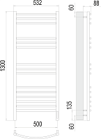 Terminus Классик Полотенцесушитель электрический 53,2x130h, цвет без покрытия 4670078527349