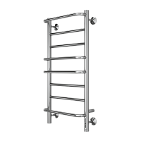 Terminus Евромикс квадро Полотенцесушитель электрический 43x85h, цвет без покрытия 4670078531247