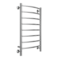 Terminus Классик Полотенцесушитель электрический 53,2x85h, подключение слева, цвет: хром 4670078531377