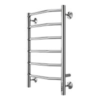 Terminus Виктория Полотенцесушитель электрический 43,2x65h, цвет без покрытия 4670078531186