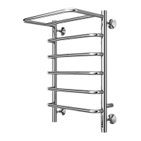 Terminus Полка Полотенцесушитель электрический 43,2x65h, цвет без покрытия 4670078531421