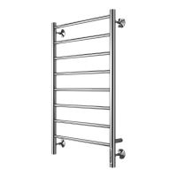 Terminus Аврора Полотенцесушитель электрический 53,2x85h, цвет без покрытия 4670078531179