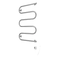 Terminus Ш-образный Полотенцесушитель электрический 60x82,5h, цвет без покрытия 4620768883972