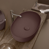 Kerasan Nolita Раковина чаша 60x40x15h см, без перелива, цвет: Borgogna matt 534375