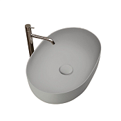 Kerasan Nolita Раковина чаша 60x40x15h см, без перелива, цвет: Grigio matt 534359