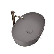 Kerasan Nolita Раковина чаша 60x40x15h см, без перелива, цвет: Ferro matt 534389